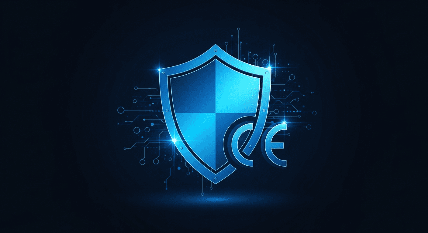 EU Cybersicherheitsschild mit CE-Kennzeichen — Cyber Resilience Act Überblick