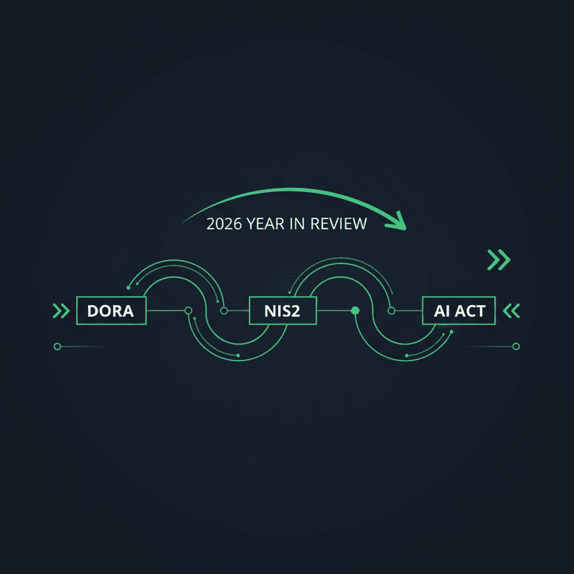 Regulatory Year in Review 2026: DORA, NIS2, AI Act — What Was Implemented and What Comes Next