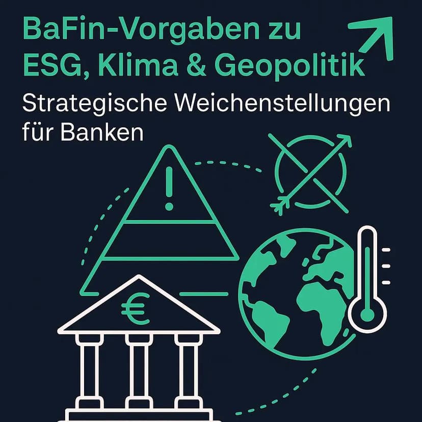 Risk management 2025: BaFin guidelines on ESG, climate & geopolitics – strategic decisions for banks